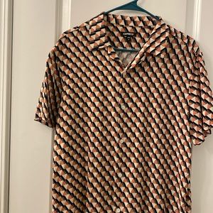 Express men’s medium button up